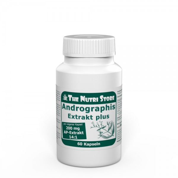 Andrographis 200 mg Extrakt 14:1 plus Kapseln 60 Stk.