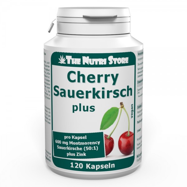 Cherry Sauerkirsch 600 mg Konzentrat 50:1 vegane Kapseln 120 Stk.