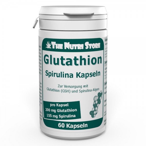 Glutathion 200 mg + Spirulina Kapseln 60 Stk.