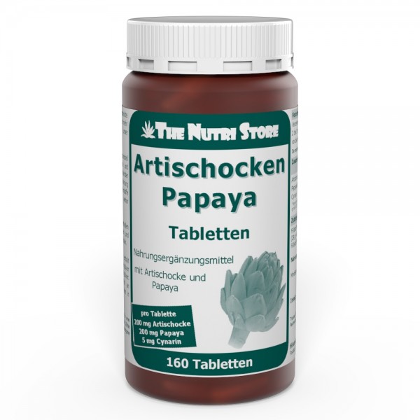 Artischocke Papaya Tabletten 160 Stk.