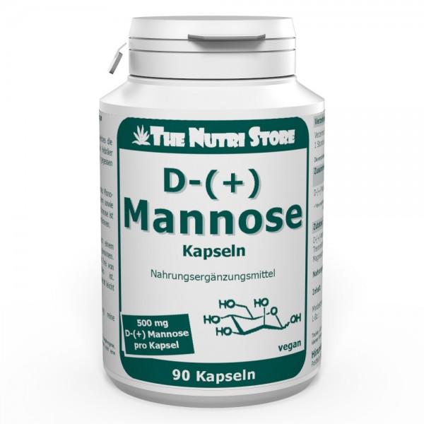 D-Mannose 500 mg vegane Kapseln 90 Stk.