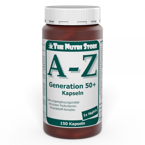 A-Z Generation 50+ Multivitamin Mineralstoff Kapseln 120 Stk.