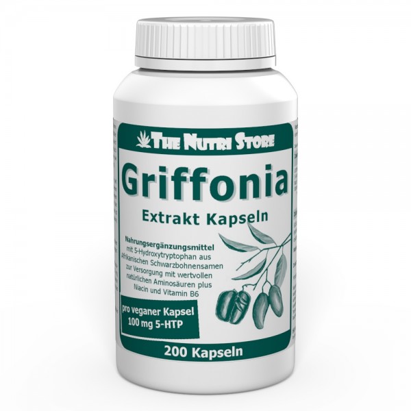 5-HTP 100 mg Griffonia vegane Kapseln 200 Stk.