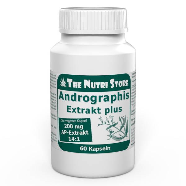 Andrographis 200 mg Extrakt 14:1 plus Kapseln 60 Stk.
