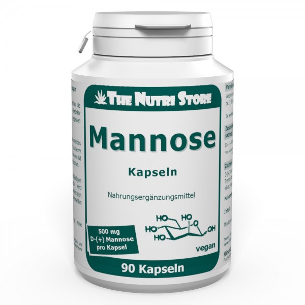 Mannose 500 mg vegane Kapseln 90 Stk.