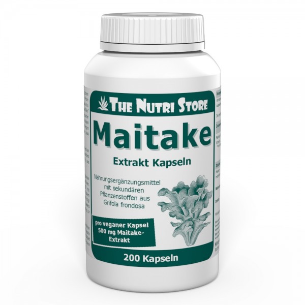 Maitake Extrakt 500 mg vegane Kapseln 200 Stk.