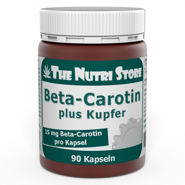 Beta-Carotin plus Kupfer 15 mg Kapseln 90 Stk.