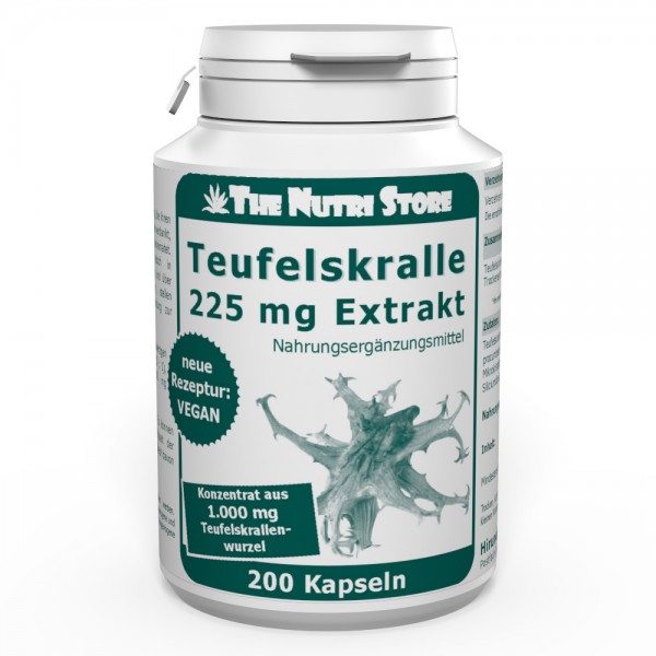 Teufelskralle 225 mg Extrakt vegane Kapseln 200 Stk.