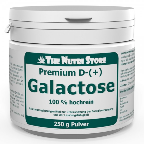D-Galactose 100% rein Pulver 250 g